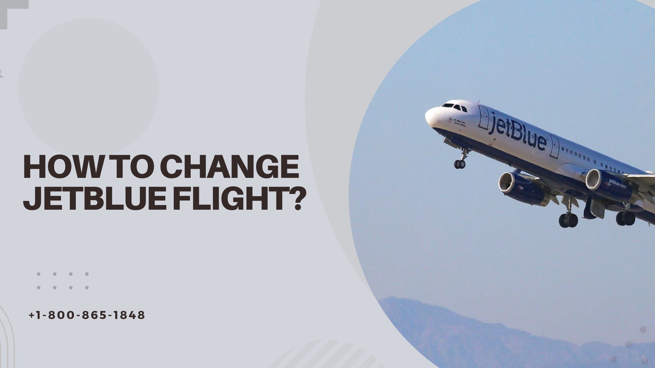 How to Change JetBlue Flight?