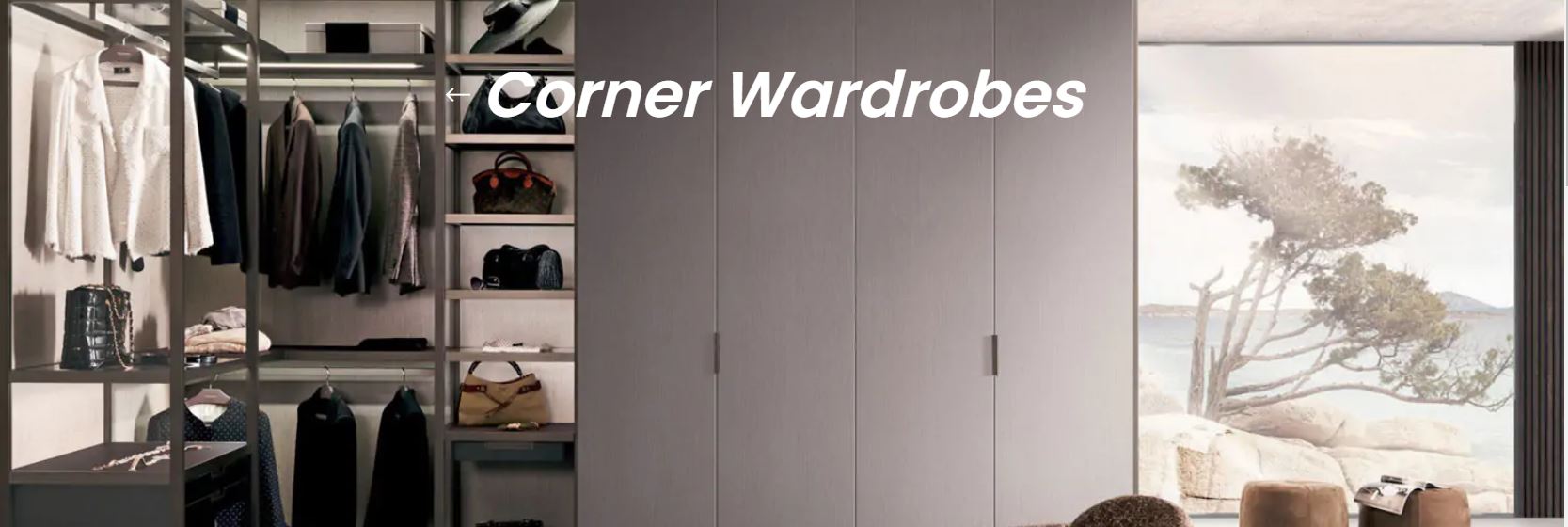 Corner wardrobes