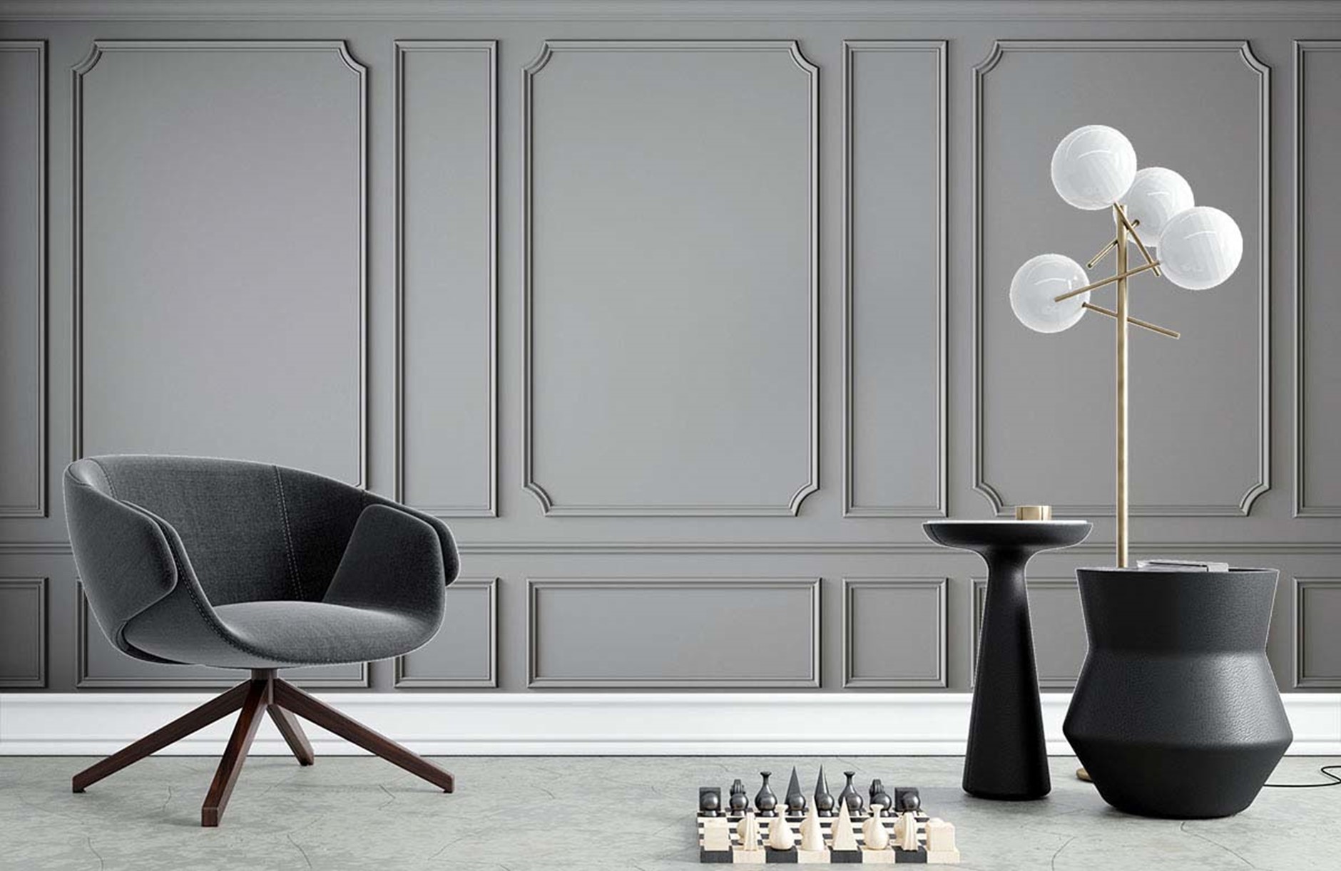 Transform Your Walls: The Allure of 3D Wall Moulding Wallpaper